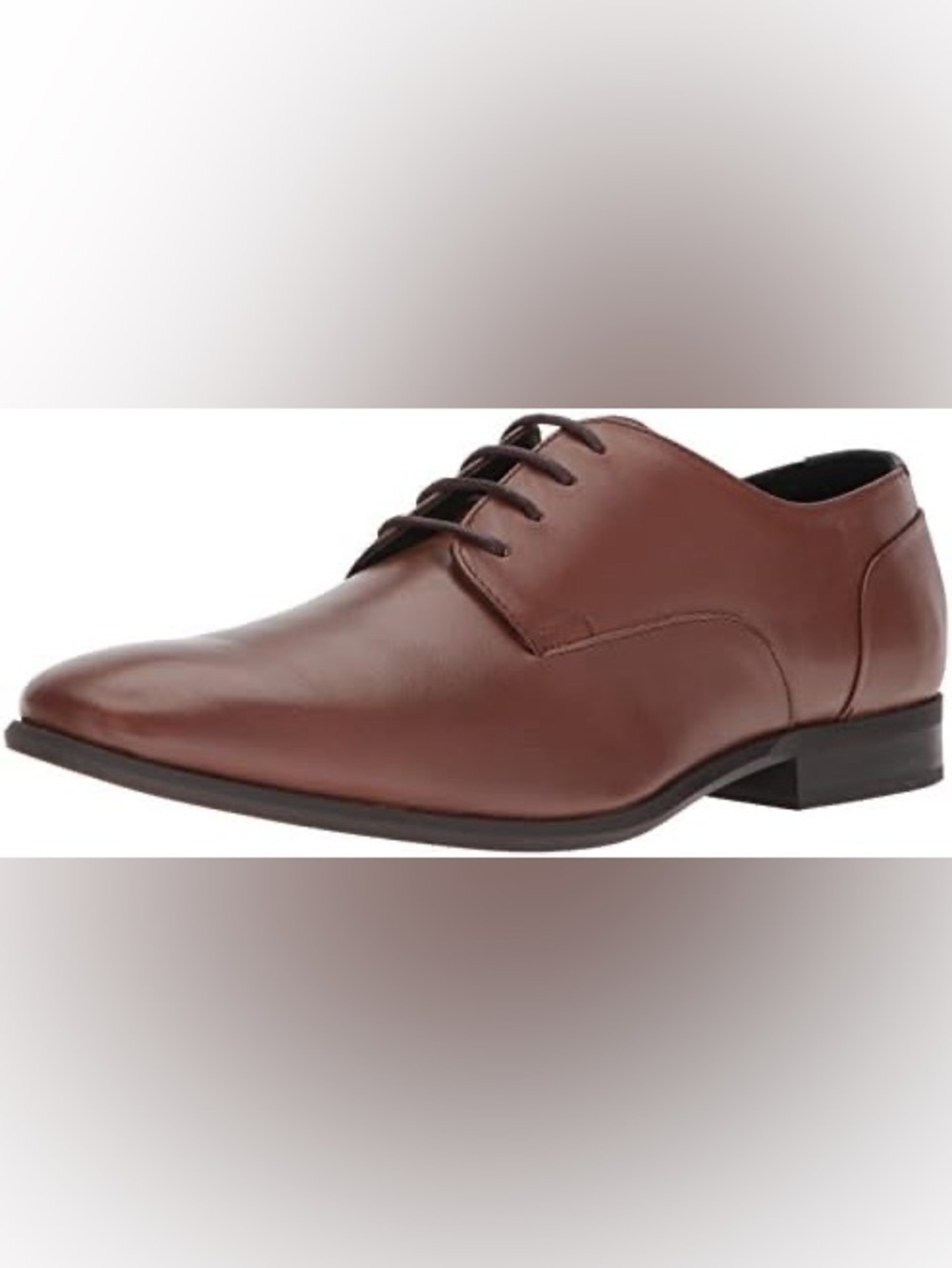 CALVIN KLEIN Men’s Lucca Oxford in Tan Napa Calf Leather